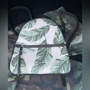 Coach Jordyn Backpack in the Banana Leaves print.